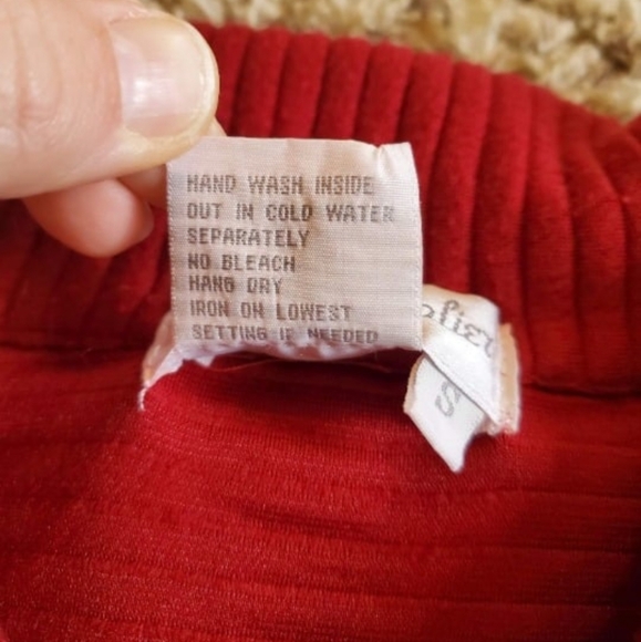 Small Great Cavalier St Paul Vest Top ribbed button down sleeveless sweater - Picture 3 of 4